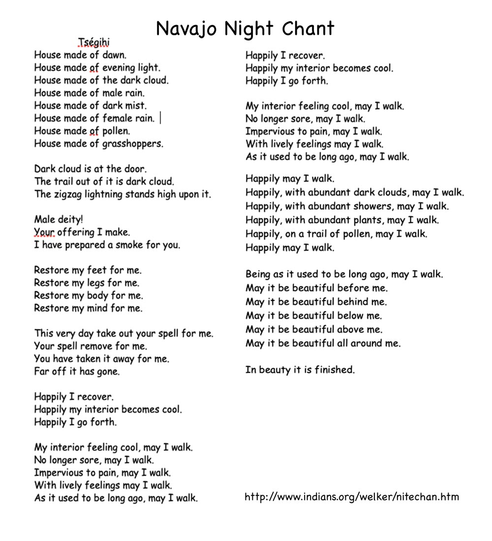 Navajo Night Chant